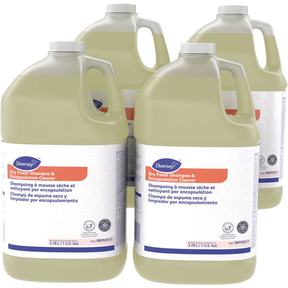 Diversey Dry Foam Shampoo & Encapsulation Cleaner:  1 gal, Jug, - 2985984