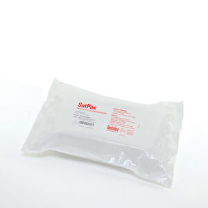 Berkshire Corporation 9" x 9" White Polyester Cellulose Blend SATPAX® 9/91 Cleanroom Surface Cleaning Wipe 75Ct - 0620720