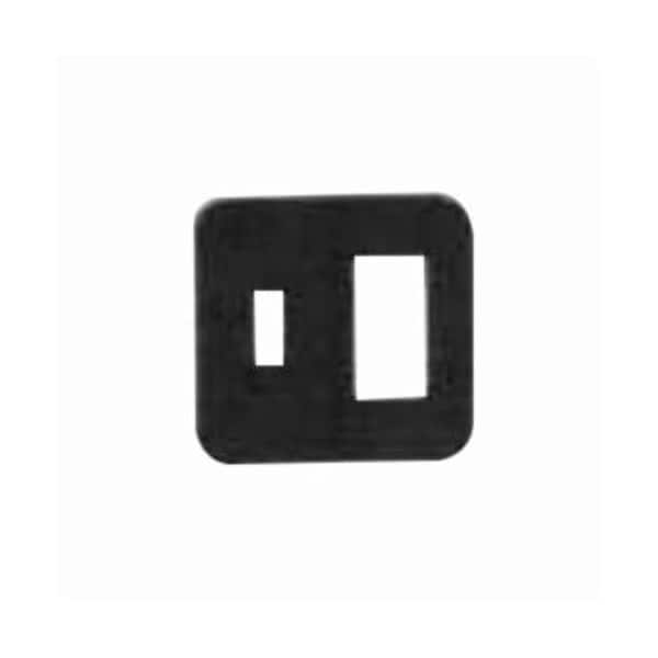 Mulberry Wallplates 2G WHT-PRL SW/BLOCK RCPT. - 76432