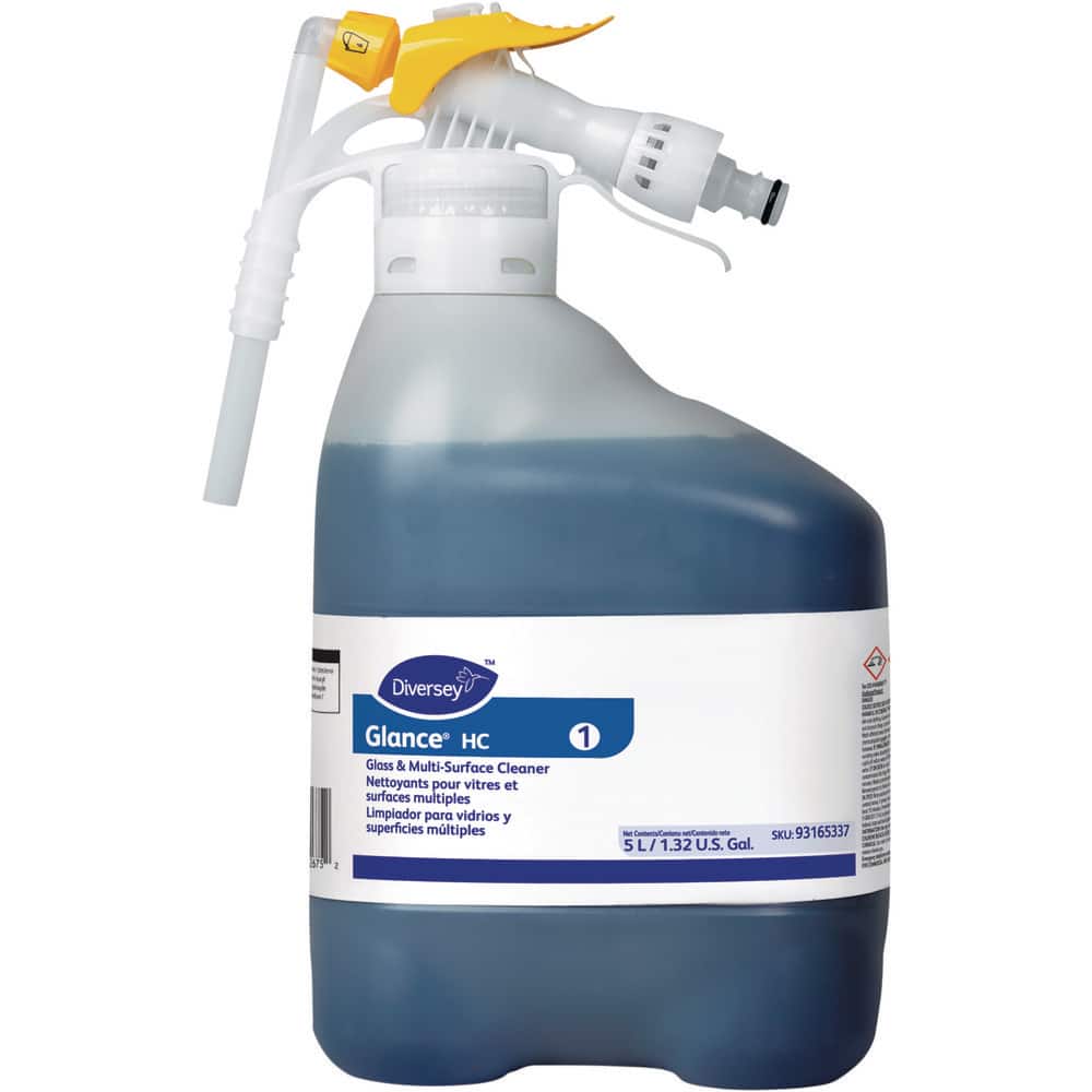 Diversey Glass Cleaners; Form: Liquid; Container Type: Spray Bottle; Solution Type: Concentrated; Container Size: 5 L; Scent: Ammonia; Concentrated: Yes - 3055241