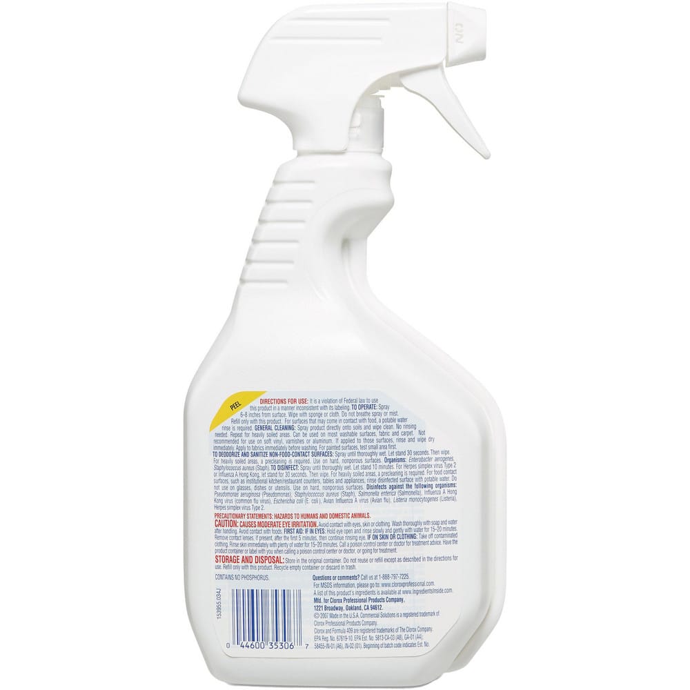 Formula 409 All-Purpose Degreaser:  32 oz, Spray Bottle,  Disinfectant - 60828704