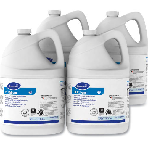 Diversey Diversey™ Concentrated General Purpose Cleaner w/Hydrogen Peroxide, Gal Btl 4/Case - DVO4998841 - WBB1872685