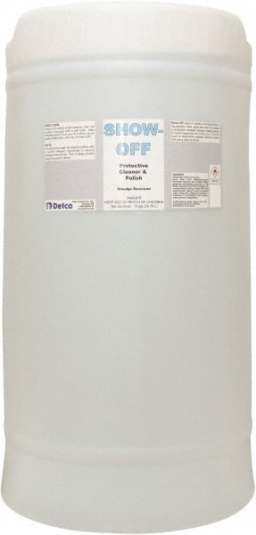 Detco Show Off, 15 Gal Drum, Glass Cleaner & Polish - 33687377