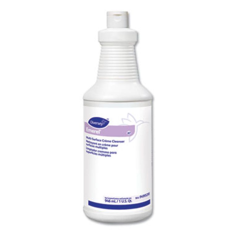 Diversey Emerel Multi-Surface Creme Cleanser, Fresh Scent, 32 Oz Bottle, 12/Carton - AF7434