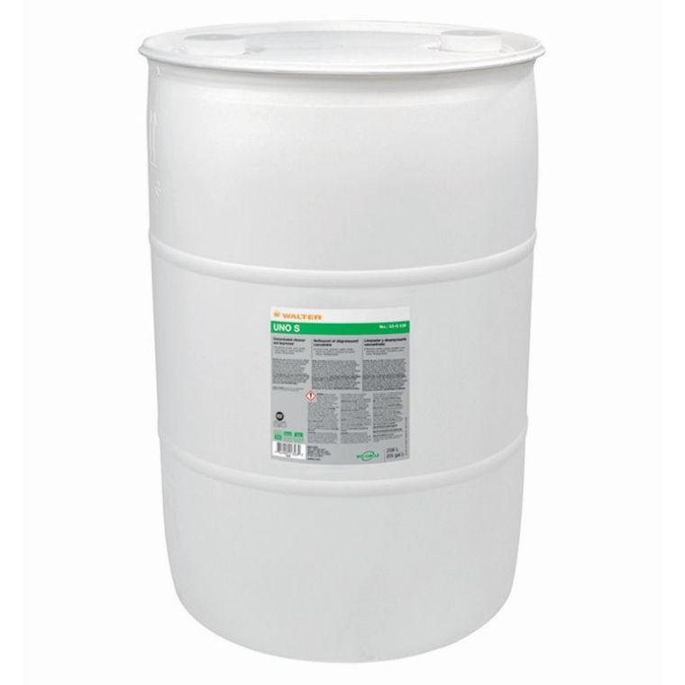 Walter Surface Technologies Walter 53G038 Bio-Circle UNO S High Strength Degreaser 208 Liter Drum - WAL-53G038