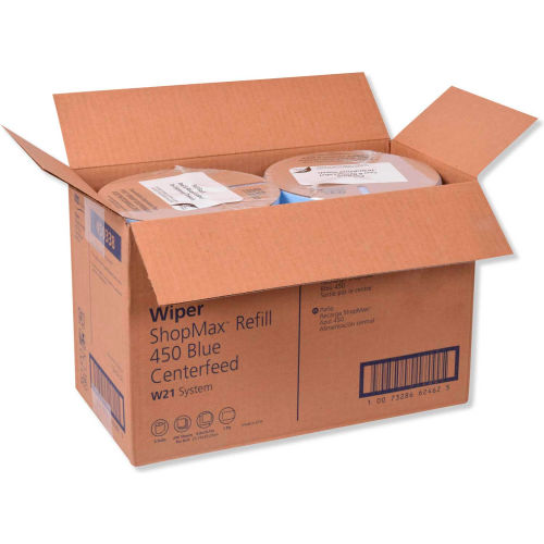Tork Tork® Advanced ShopMax Wiper 450, Center-Pull, 9.9" x 13.1", 200/Roll, 2 Rolls/Case - 450338 - WBB2376316