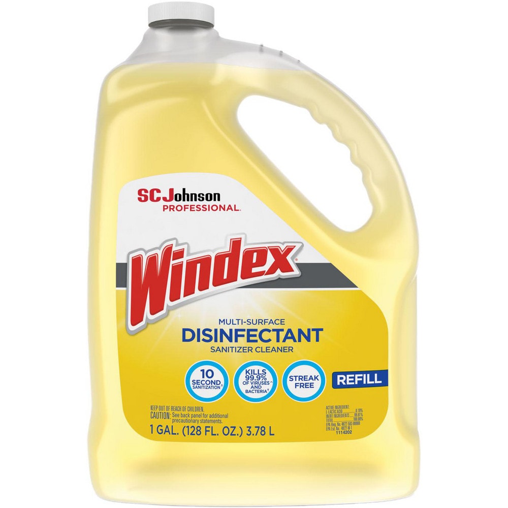 Windex All-Purpose Cleaner:  1 gal, Bottle,  Disinfectant - 2648590