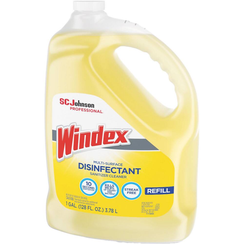 Windex All-Purpose Cleaner:  1 gal, Bottle,  Disinfectant - 2648590