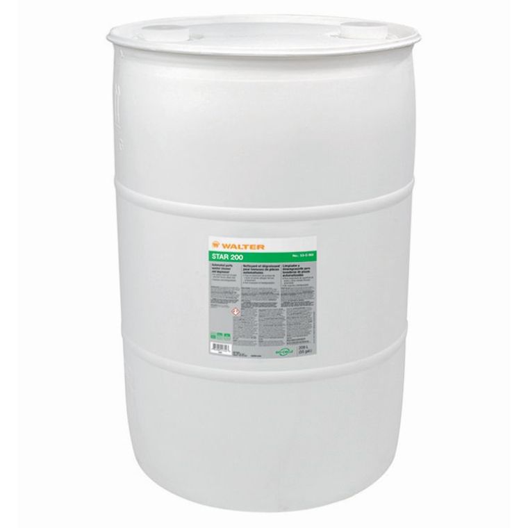 Walter Surface Technologies Water 53G068 Bio-Circle Star 200 Cleaner/Degreaser 208 Liter Drum - WAL-53G068