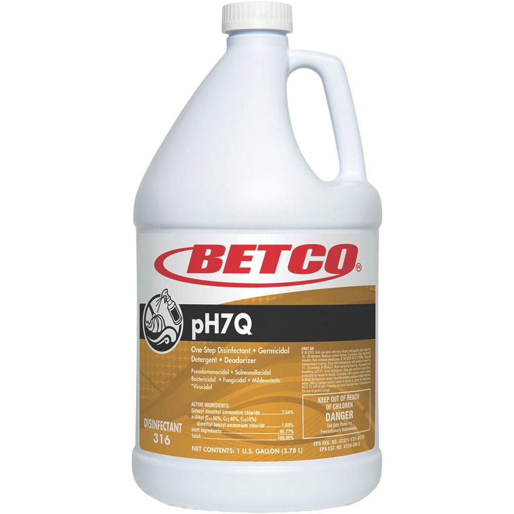 Betco Disinfectant & Cleaner:  1 gal, Bottle,  Disinfectant - 72529316