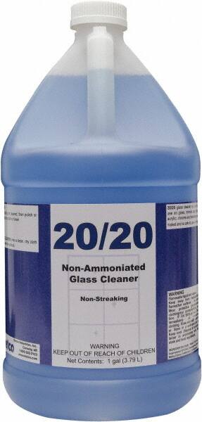Detco 20/20, 1 Gal, Non-Streak Glass Cleaner - 33687237