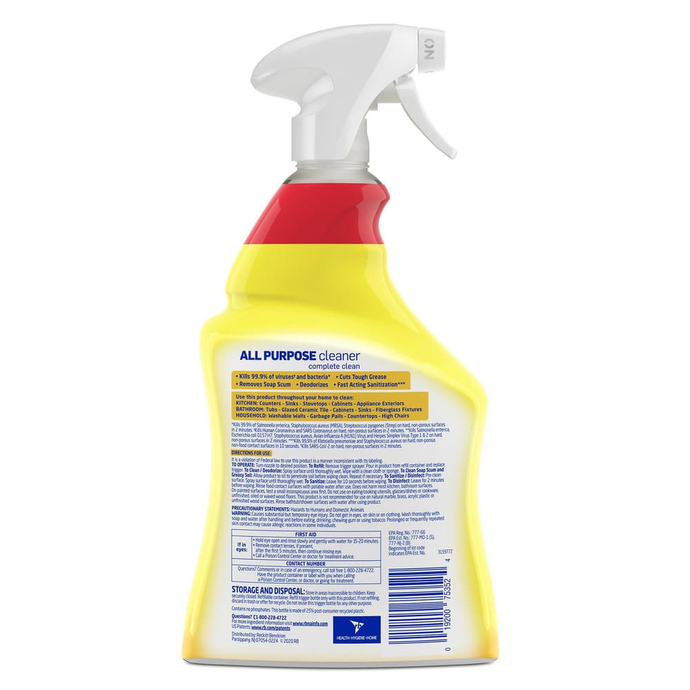 Lysol All-Purpose Cleaner: 32 oz Spray Bottle, Disinfectant - 79841854