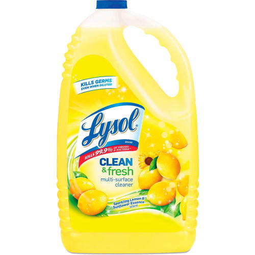 Lysol Lysol Clean and Fresh Multi-Surface Cleaner, Sparkling Lemon & Sunflower Essence, 144 oz. Bottle - WBB2685167