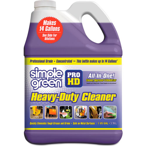 Simple Green Simple Green® Pro HD Heavy-Duty Cleaner, Unscented, Gallon Bottle, 4 Bottles/Case - WBB2685520