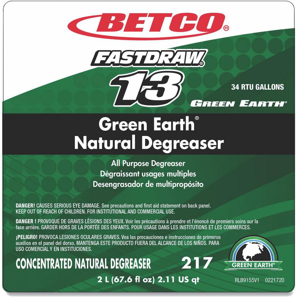 Betco All-Purpose Degreaser:  2 L, Bottle,  No - 72526627