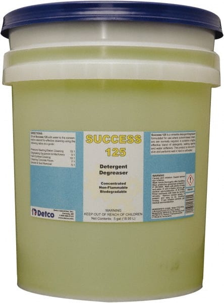 Detco Success 125, 5 Gal Pail, Butyl Cleaner/Degreaser - 33701368