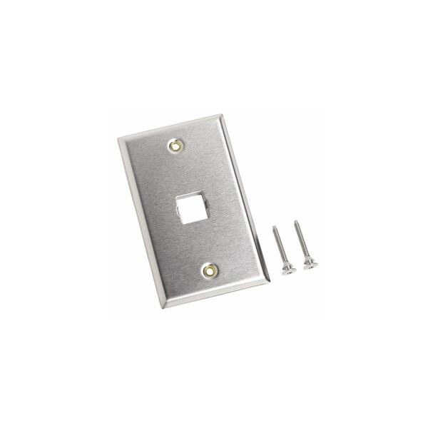Commscope WALL PLATE STAINLESS STEEL, 3.2" LUG SPACING, 760117572 - 440340
