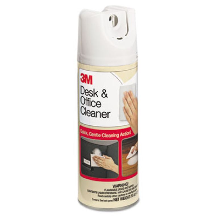 3M Desk And Office Spray Cleaner, 15 Oz Aerosol Spray, 12/Carton - AF7590