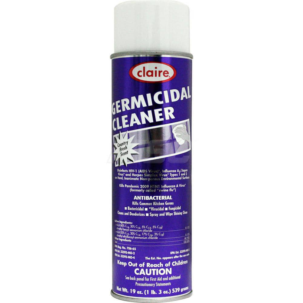Claire All-Purpose Cleaner: 20 oz Can, Disinfectant - 14372817