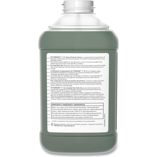 Diversey Diversey™ GP Forward General Purpose Cleaner, Mild Citrus Scent, 84.5 oz. Bottle, 2/Case - WBB3178298