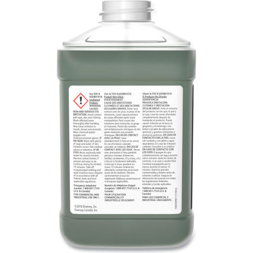 Diversey Diversey™ GP Forward General Purpose Cleaner, Mild Citrus Scent, 84.5 oz. Bottle, 2/Case - WBB3178298
