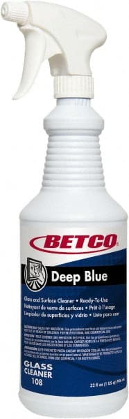 Betco Pack of (12) 32 oz Plastic Bottles Pleasant Glass Cleaner - 35174192