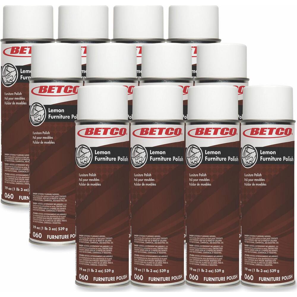 Betco Disinfectant & Cleaner:  19 oz, Aerosol Can,  No - 72968894