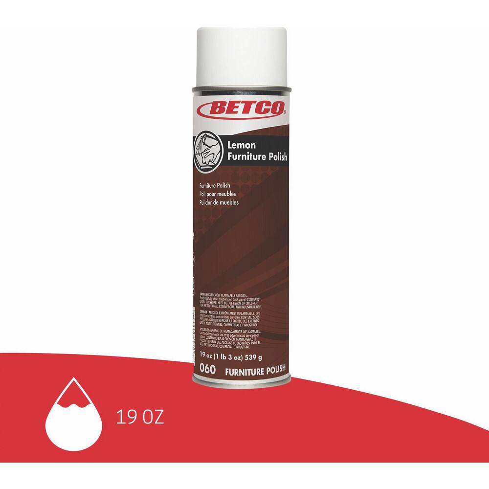Betco Disinfectant & Cleaner:  19 oz, Aerosol Can,  No - 72968894