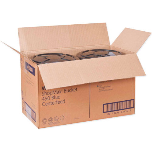 Tork Tork® Advanced ShopMax Wiper 450, 8.5" x 10", Blue, 200/Bucket, 2 Buckets/Case - 450340 - WBB2376303