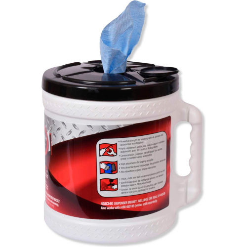 Tork Tork® Advanced ShopMax Wiper 450, 8.5" x 10", Blue, 200/Bucket, 2 Buckets/Case - 450340 - WBB2376303