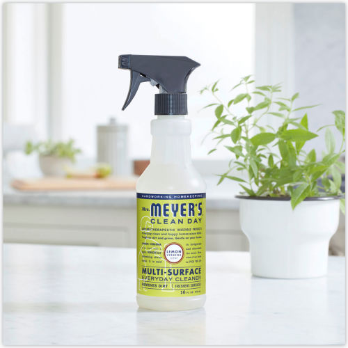 Mrs. Meyer's Mrs. Meyer's® Multi Purpose Cleaner, Lemon Scent, 16 Oz. Spray Bottle, 6/Carton - WBB3037657