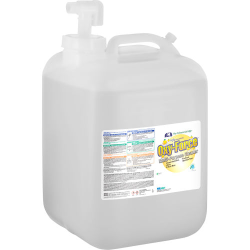 Nilodor Nilodor H2O2 Oxy-Force All Purpose Cleaner, Light Citrus Scent, 5 Gallon Pail - WBB2733090