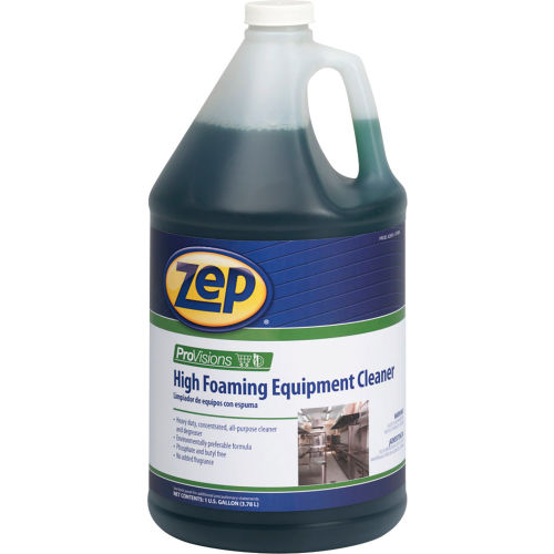 Zep Zep High Foaming Equipment Cleaner All-Purpose Cleaner & Degreaser, Gallon Bottle, 4 Bottles - WBB2684433