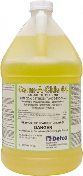Detco Disinfectant:  1 gal, Bottle,  Disinfectant - 33702481