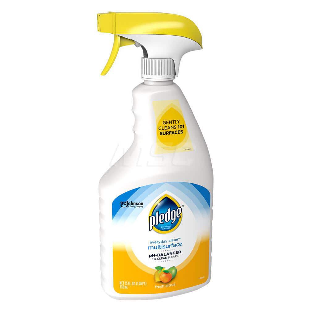 SC Johnson Professional Pledge Multisurface Cleaner, Everyday Clean, Trigger, Fresh Citrus Scent, 25 oz, 6/case - 13165360