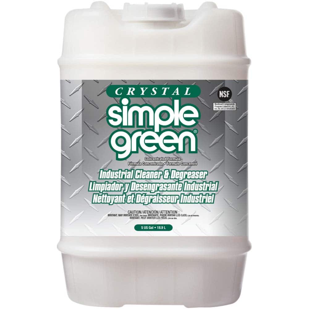 Simple Green Crystal Industrial Cleaner & Degreaser, 5 gal - 89887574