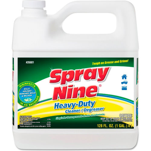 Spray Nine Spray Nine® Multi-Purpose Cleaner & Disinfectant, Gallon Bottle, 4 Bottles - 268014 - WBB1872687