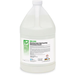 Best Sanitizers, Inc. 1 gal Alkaline / Chlorine Yellow Liquid Drum Cleaner - 0624336