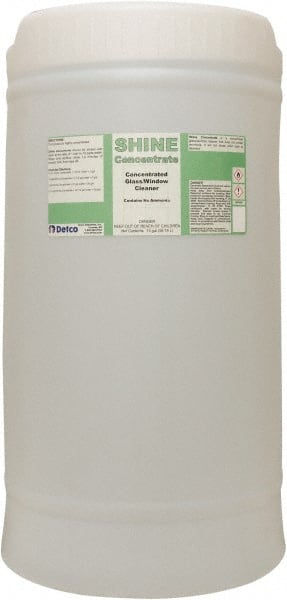 Detco Shine Concentrate, 15 Gal Drum, Concentrated Glass Cleaner - 33687435