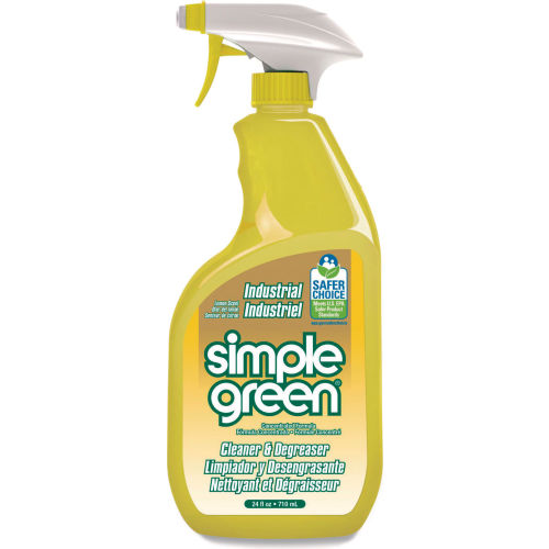 Simple Green Simple Green® Industrial Cleaner and Degreaser, Lemon Scent, 24oz. Bottle, 12 Bottles - 14002 - WBB1872711