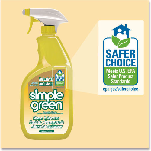 Simple Green Simple Green® Industrial Cleaner and Degreaser, Lemon Scent, 24oz. Bottle, 12 Bottles - 14002 - WBB1872711