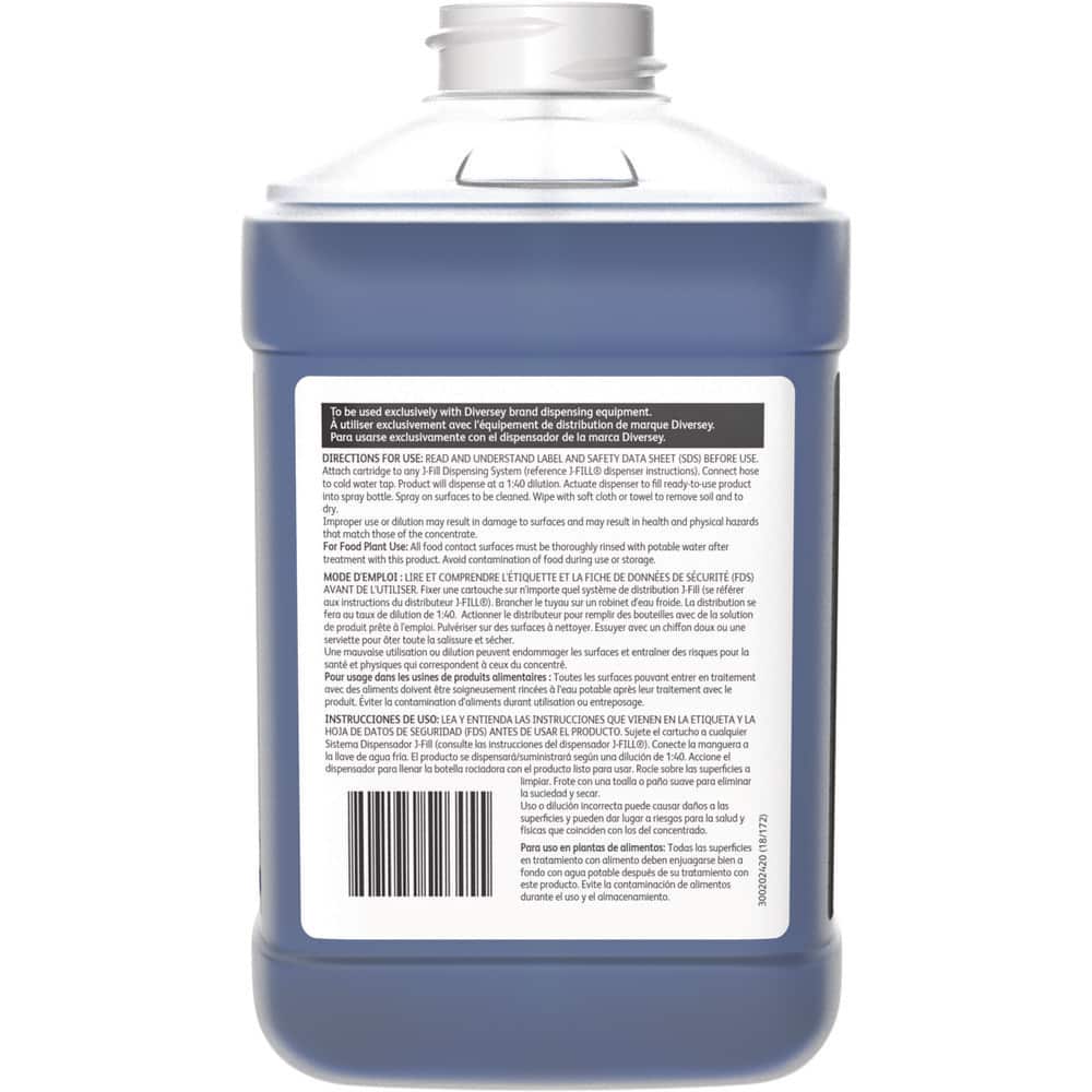 Diversey Glass Cleaners; Form: Liquid; Container Type: Bottle; Solution Type: Concentrated; Container Size: 2.5 L; Scent: Ammonia; Concentrated: Yes - 3006525
