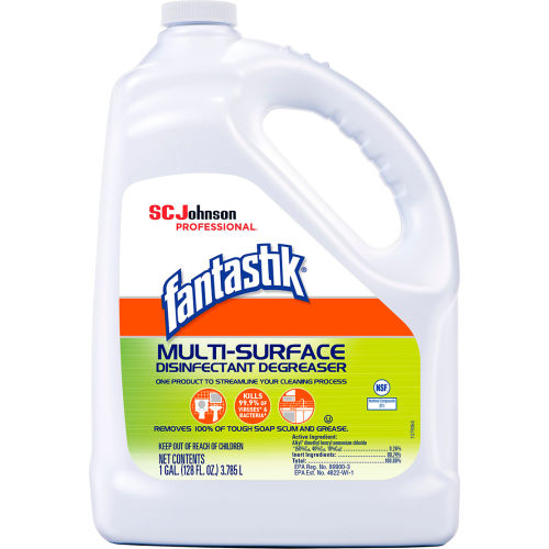 Fantastik Fantastik® Multi-Surface Disinfectant Degreaser, 1 Gallon Refill 4 Bottles/Case - WBB2248853