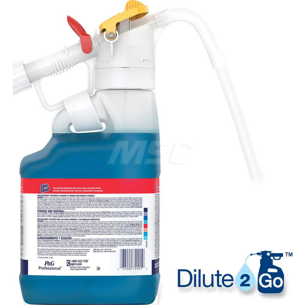 Spic & Span All-Purpose Cleaner:  4.5 L, Bottle,  Disinfectant - 10725497
