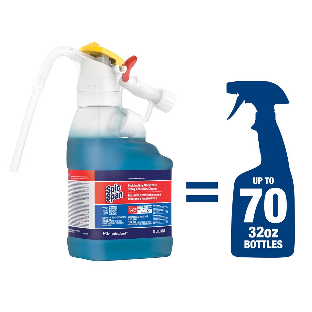 Spic & Span All-Purpose Cleaner:  4.5 L, Bottle,  Disinfectant - 10725497
