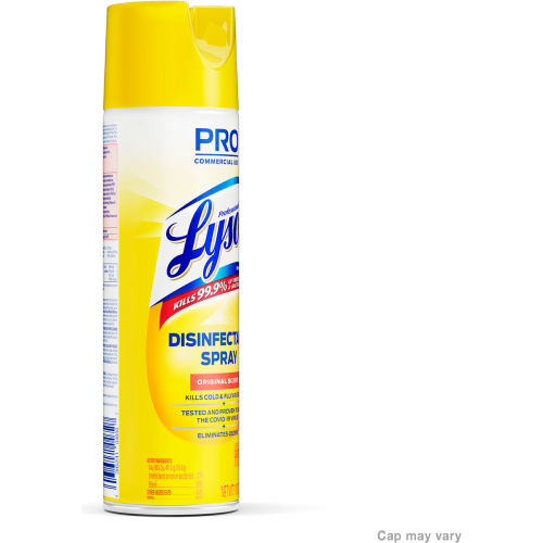 Professional Lysol Professional LYSOL® Brand Disinfectant Spray, Original Scent, 19 oz Aerosol Spray, 12/Carton - WB615158
