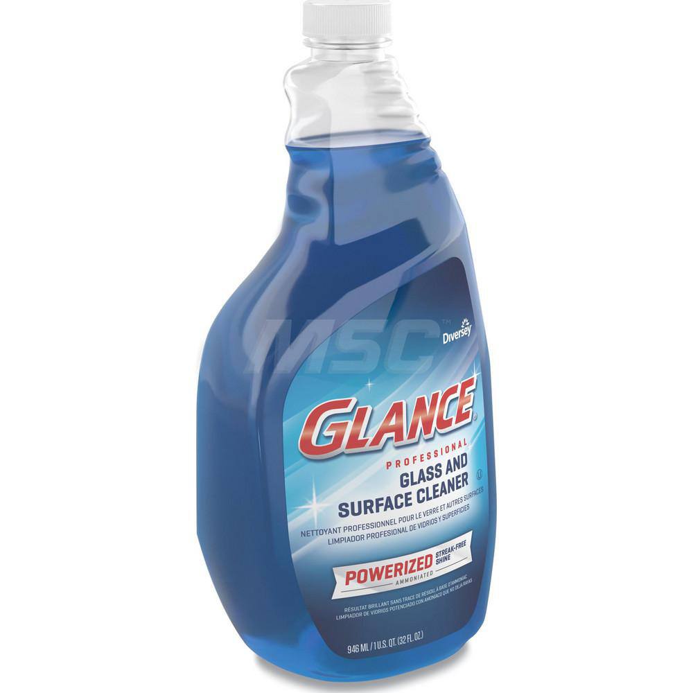 Diversey Glance Powerized Professional Glass & Surface Cleaner, 32 oz, RTU, 4/CT - 20467635