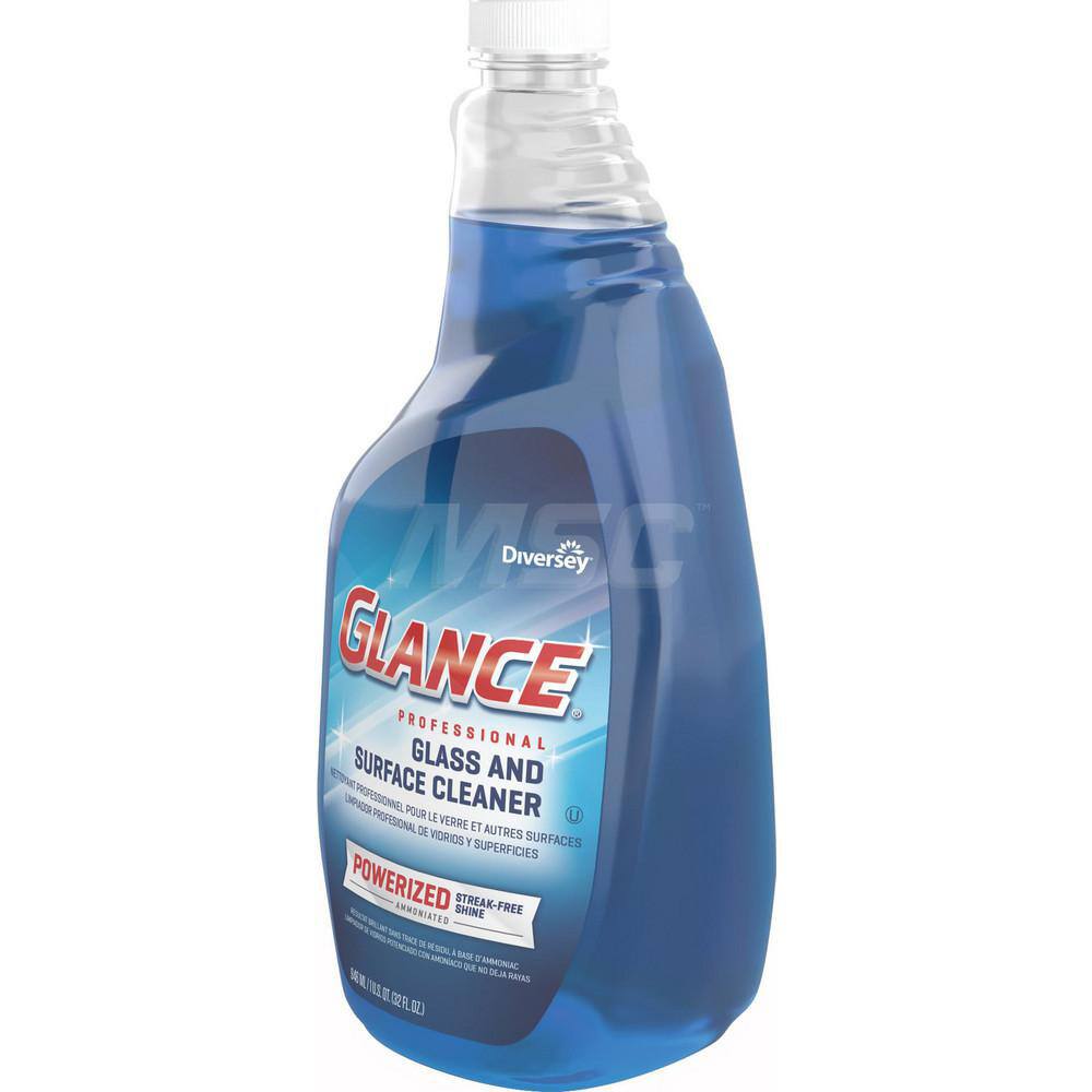 Diversey Glance Powerized Professional Glass & Surface Cleaner, 32 oz, RTU, 4/CT - 20467635