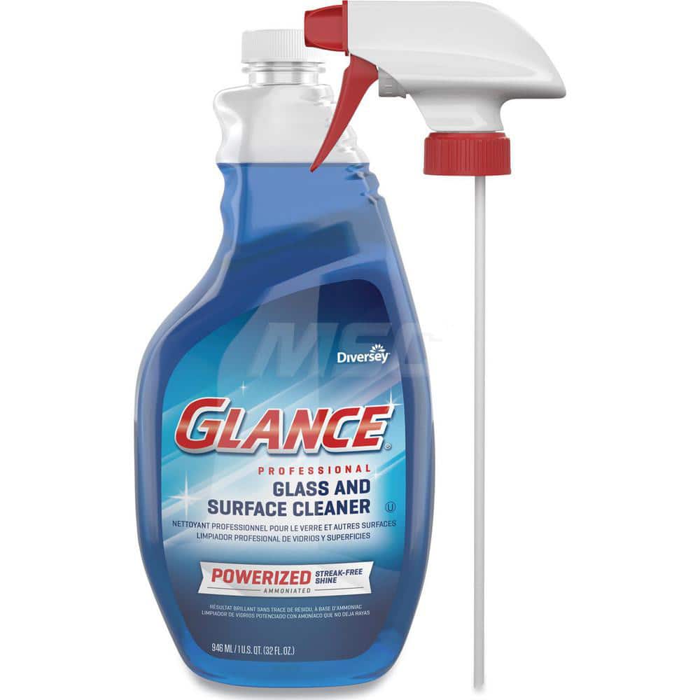 Diversey Glance Powerized Professional Glass & Surface Cleaner, 32 oz, RTU, 4/CT - 20467635