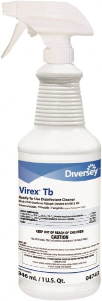 Diversey All-Purpose Cleaner: 32 oz Bottle, Disinfectant - 91482562